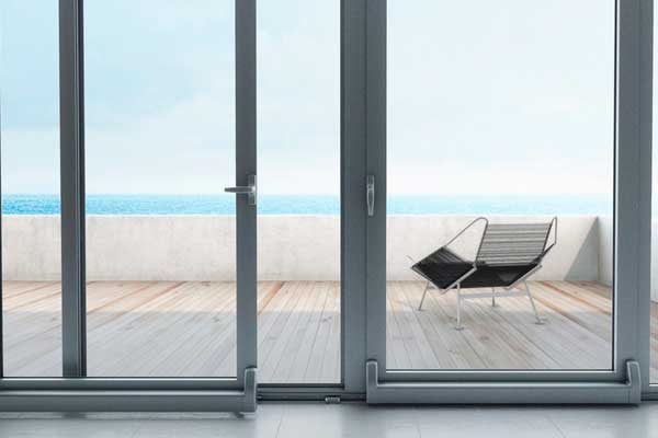 Раздвижные алюминиевые двери