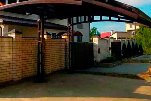 Консольный навес для авто