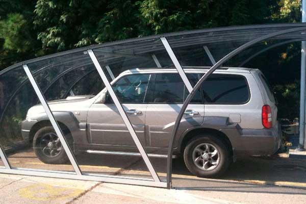 Разборный навес для автомобиля