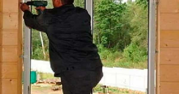 Монтаж окон ПВХ в доме