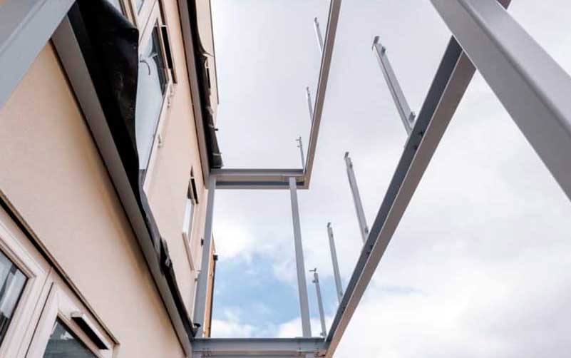 Рама для балкона с выносом