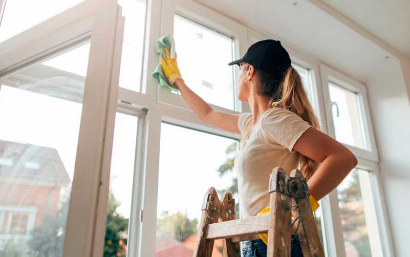 Уход за пластиковыми окнами