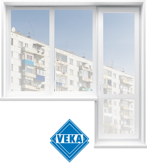 Балконный блок Veka в Самохваловичах